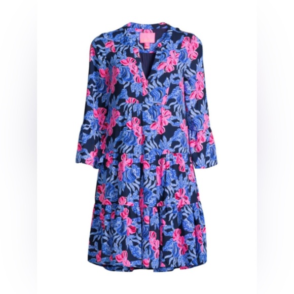 Lilly Pulitzer Gabriel 3/4 Sleeve Tunic Dress - Picture 2 of 13